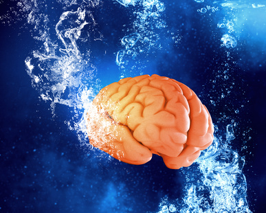 Brain under water